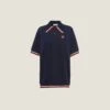 Miu Miu Silk And Cotton Polo Shirt