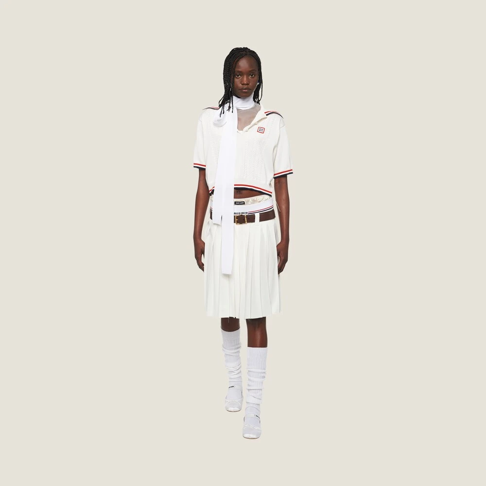 Miu Miu Sablé Skirt - Image 2