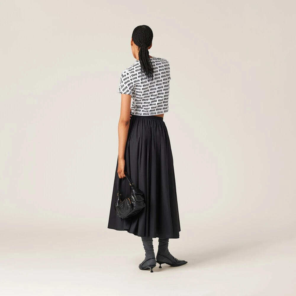 Miu Miu Print Cotton T-shirt - Image 3