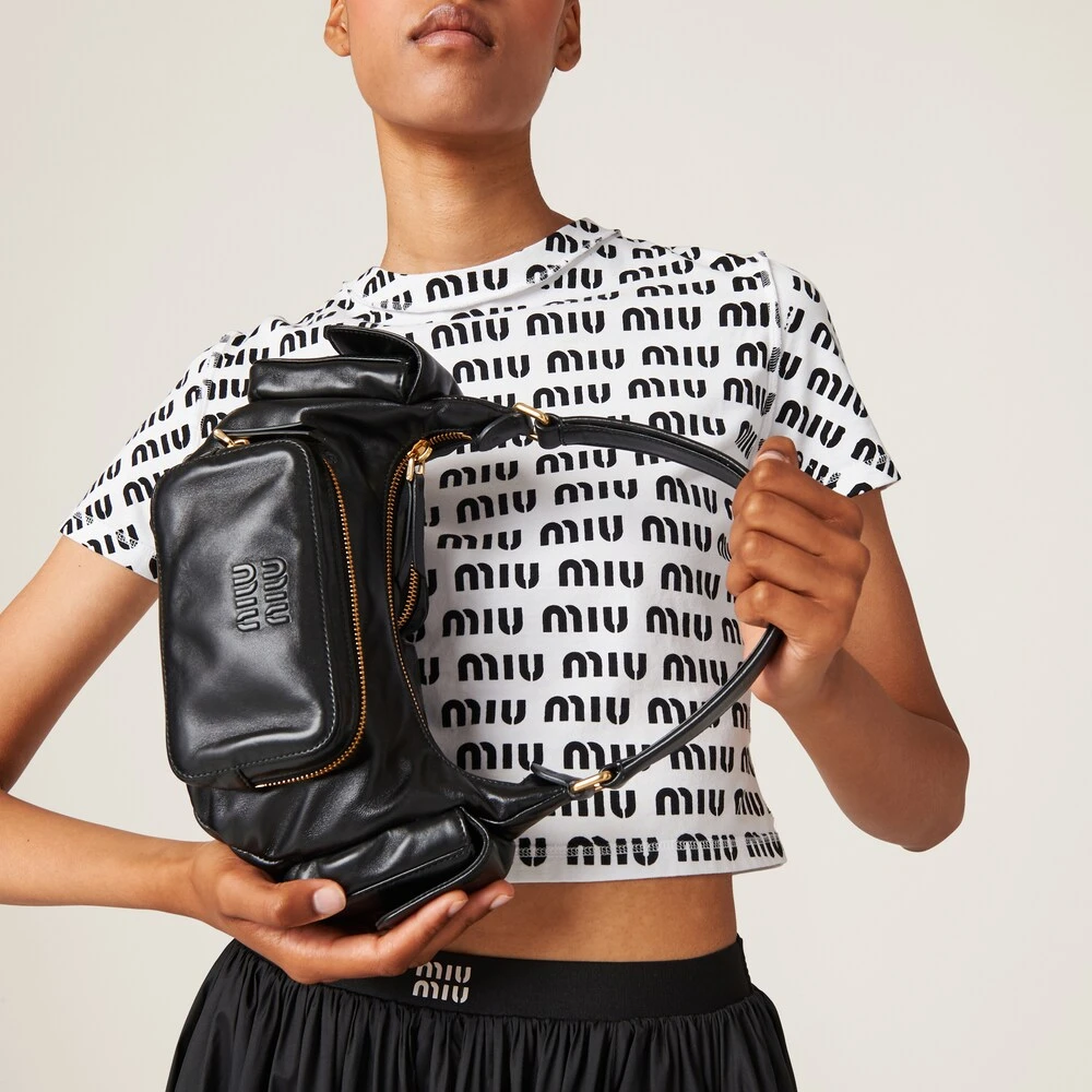 Miu Miu Print Cotton T-shirt - Image 4