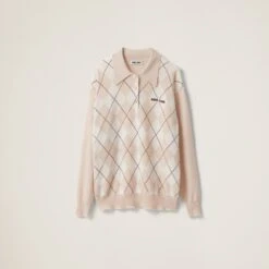 Miu Miu Cashmere Knit Polo Shirt