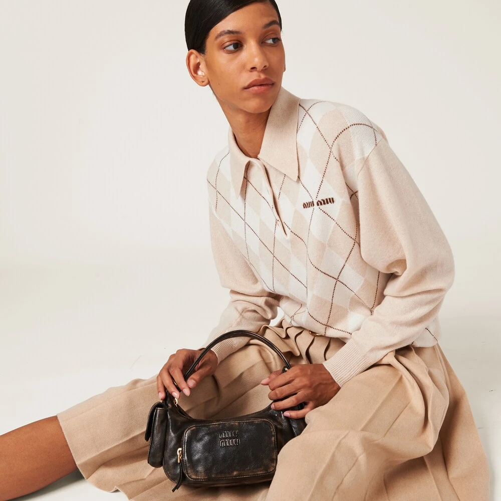 Miu Miu Cashmere Knit Polo Shirt - Image 4