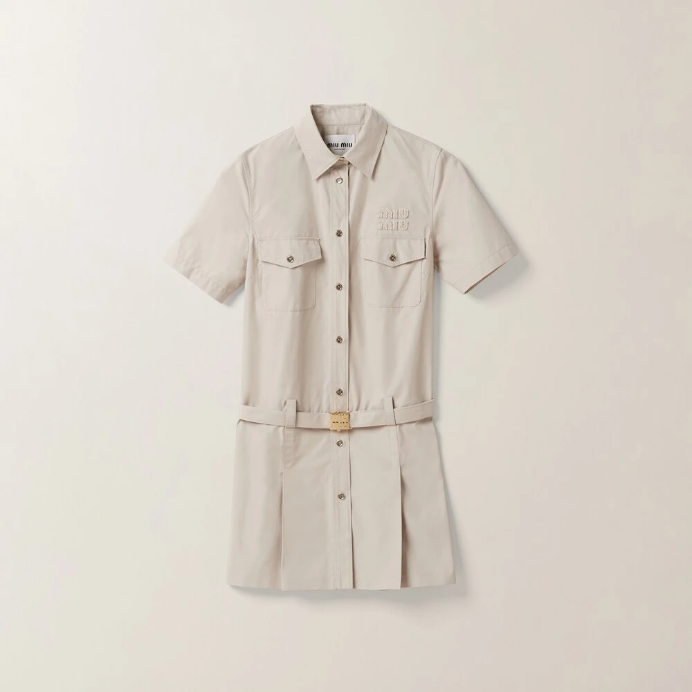 Miu Miu Panama Cotton Dress