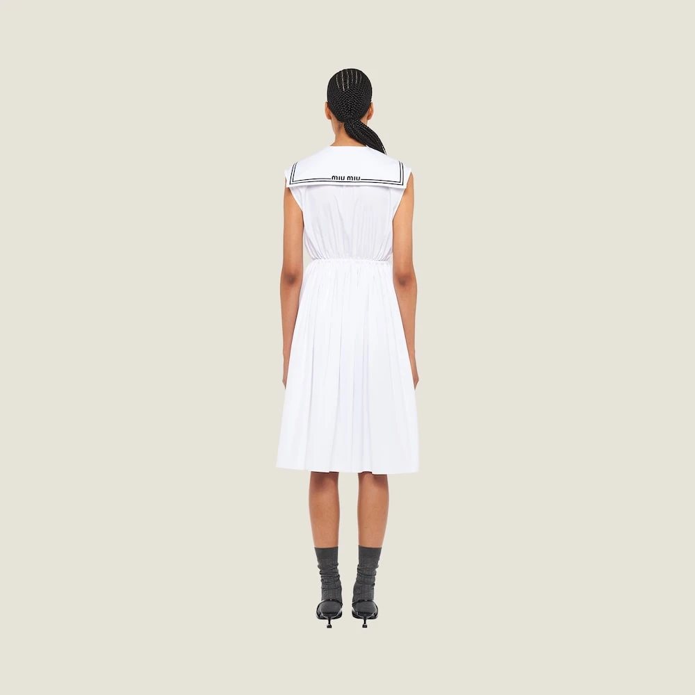 Miu Miu Sailor Poplin Dress - Image 3