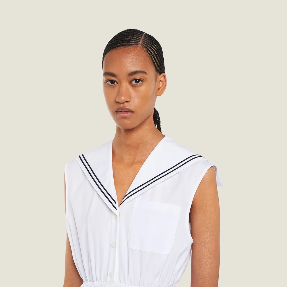 Miu Miu Sailor Poplin Dress - Image 4