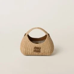 Miu Miu Wander Wicker Handbag