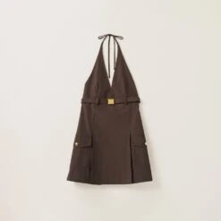 Miu Miu Panama Cotton Mini-dress