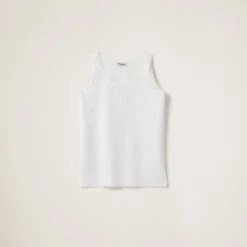 Miu Miu Embroidered Poplin Mini-dress