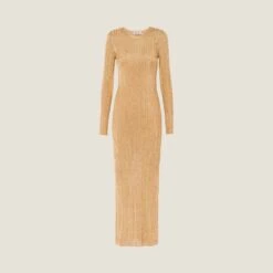 Miu Miu Long Lamé Dress