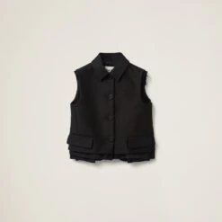 Miu Miu Single-breasted Radzimir Vest