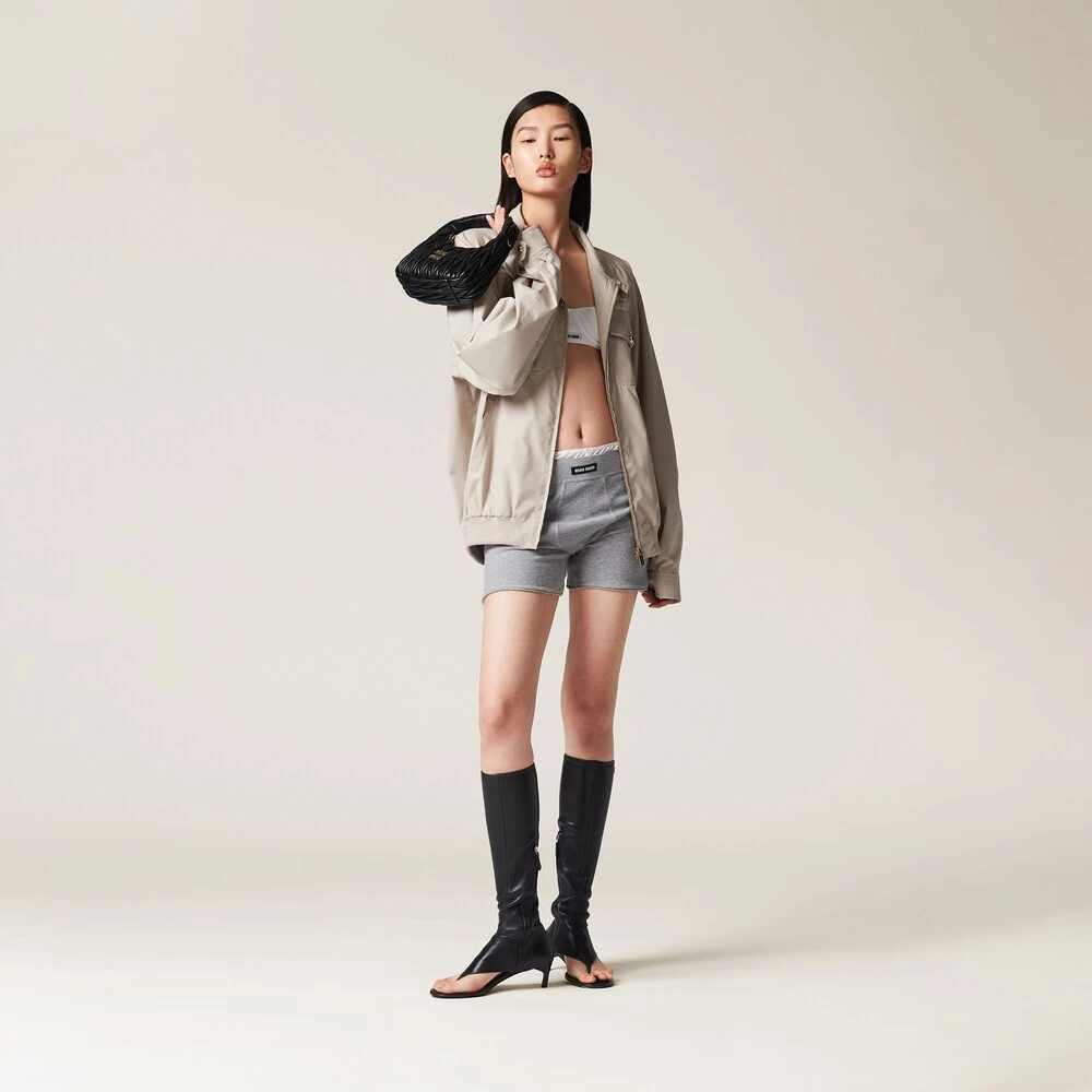 Miu Miu Panama Cotton Blouson Jacket - Image 2