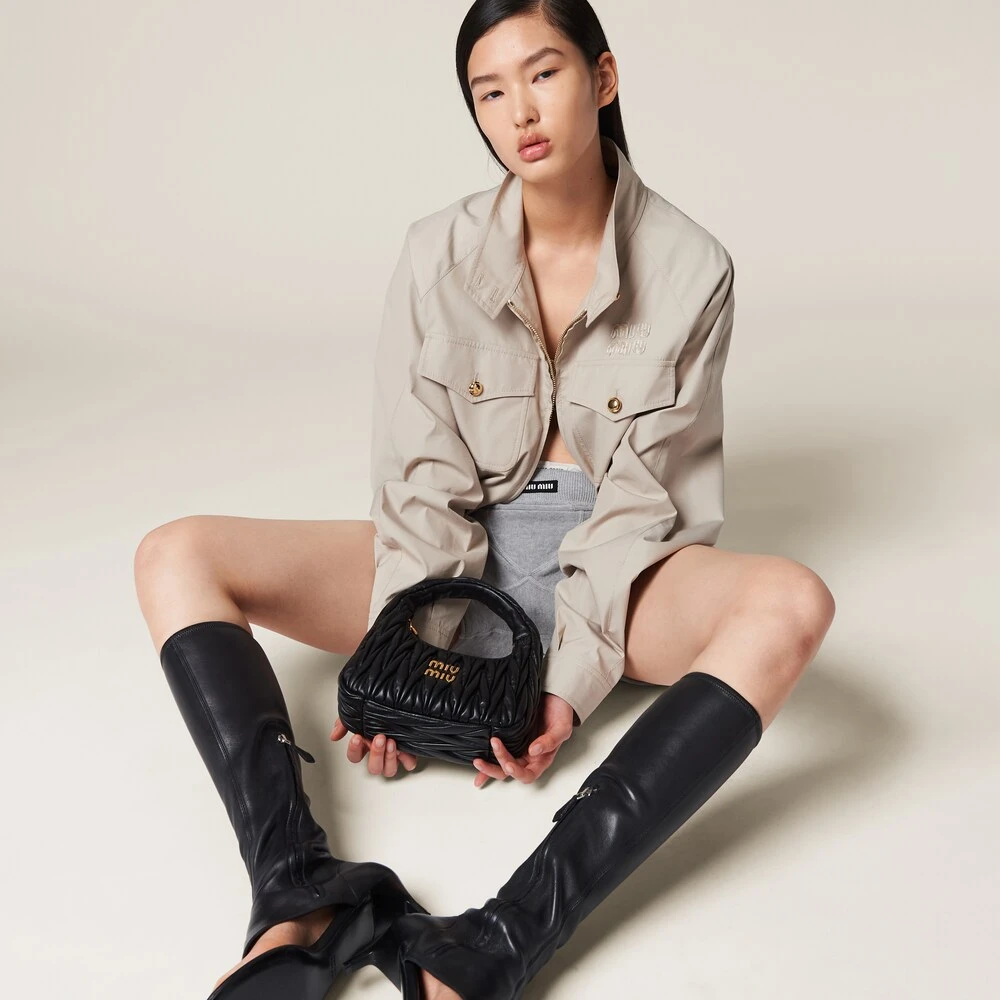 Miu Miu Panama Cotton Blouson Jacket - Image 5