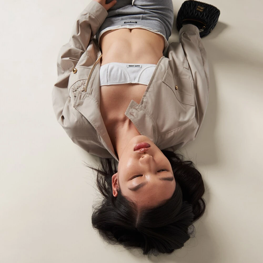 Miu Miu Panama Cotton Blouson Jacket - Image 6