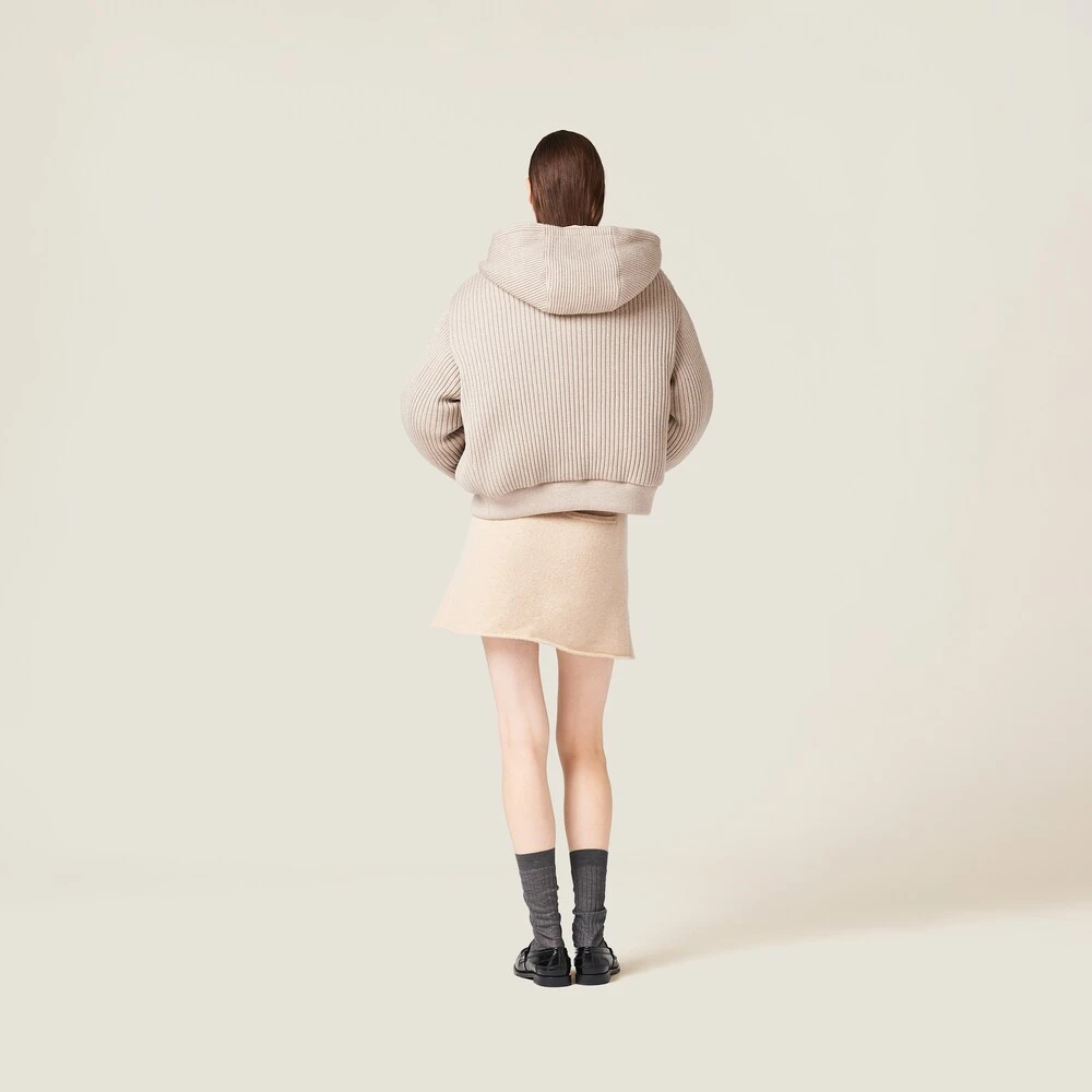 Miu Miu Medium-weight Wool Down Jacket - Image 3