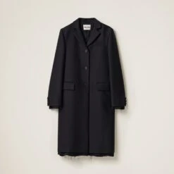 Miu Miu Single-breasted Radzimir Coat