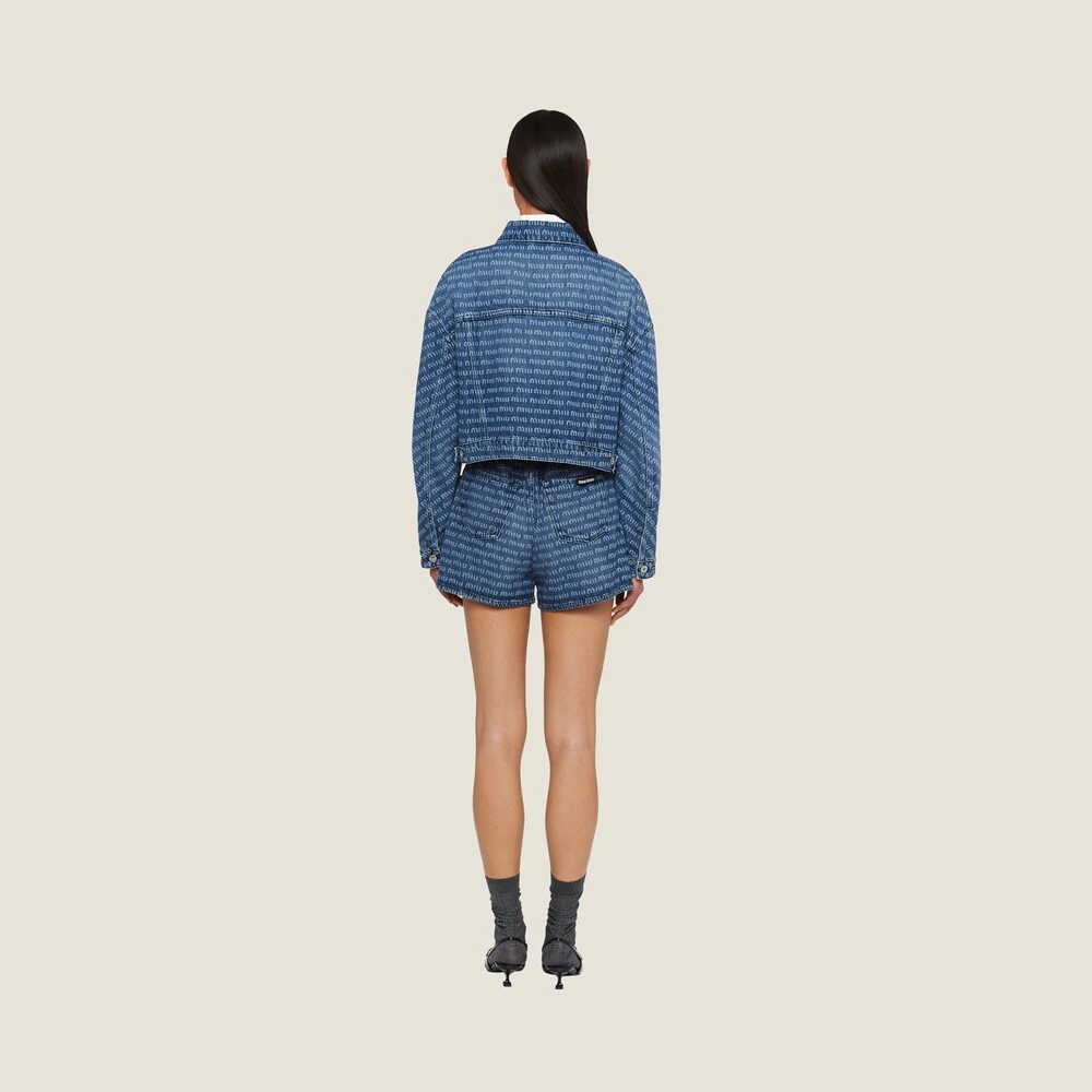 Miu Miu Denim Blouson Jacket - Image 3