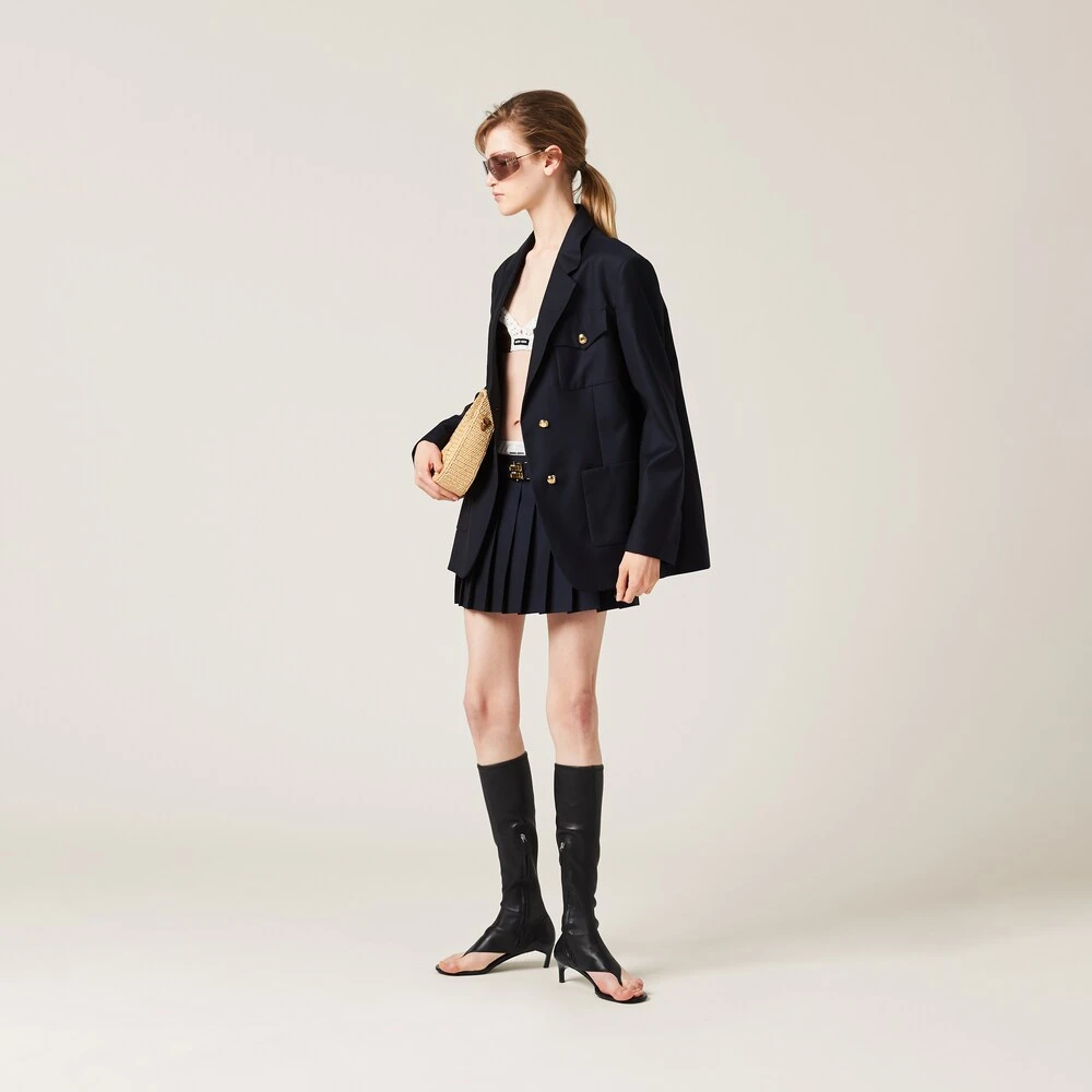 Miu Miu Single-breasted Batavia Jacket - Image 2