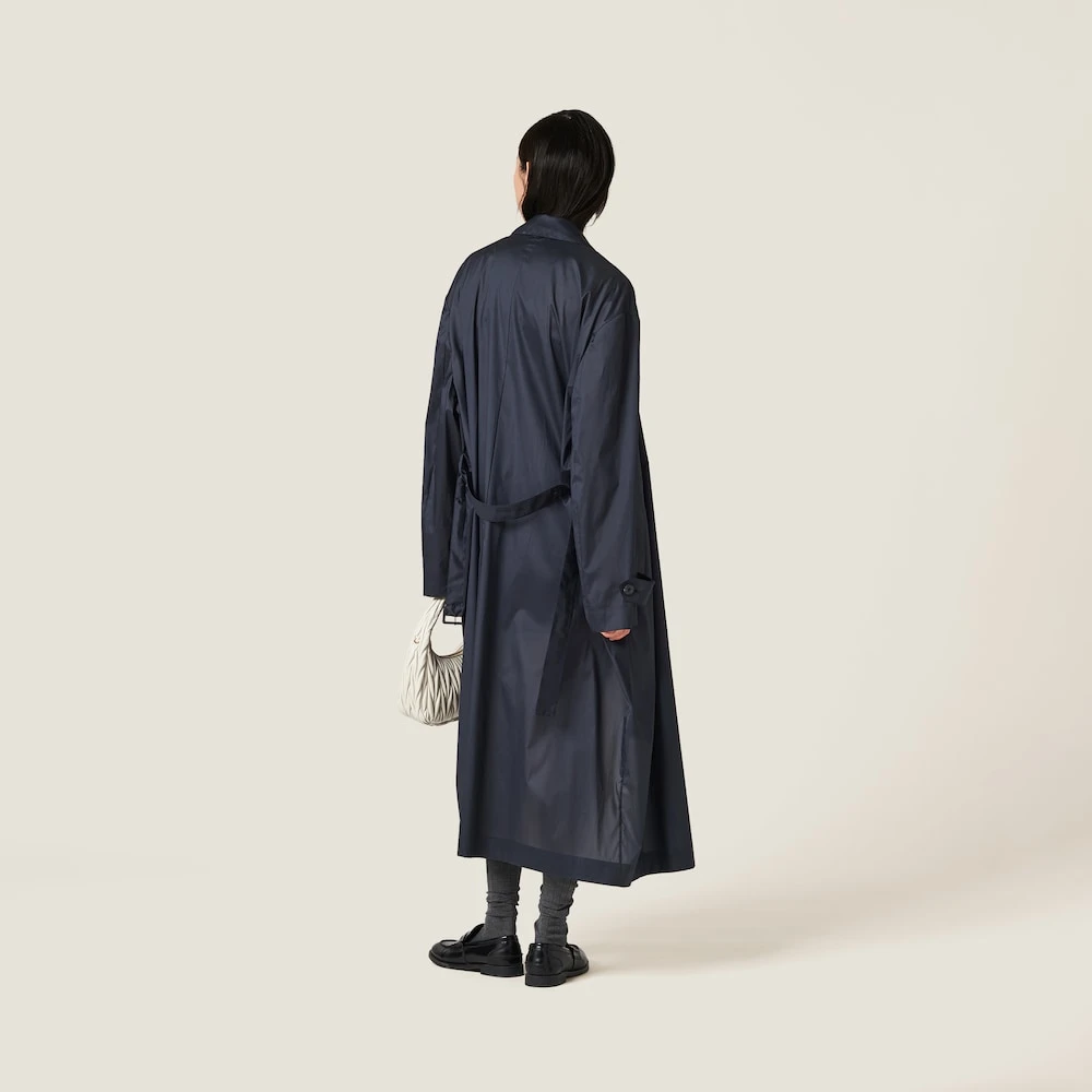 Miu Miu Technical Silk Coat - Image 3