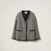 Miu Miu Single-breasted Boucle Jacket
