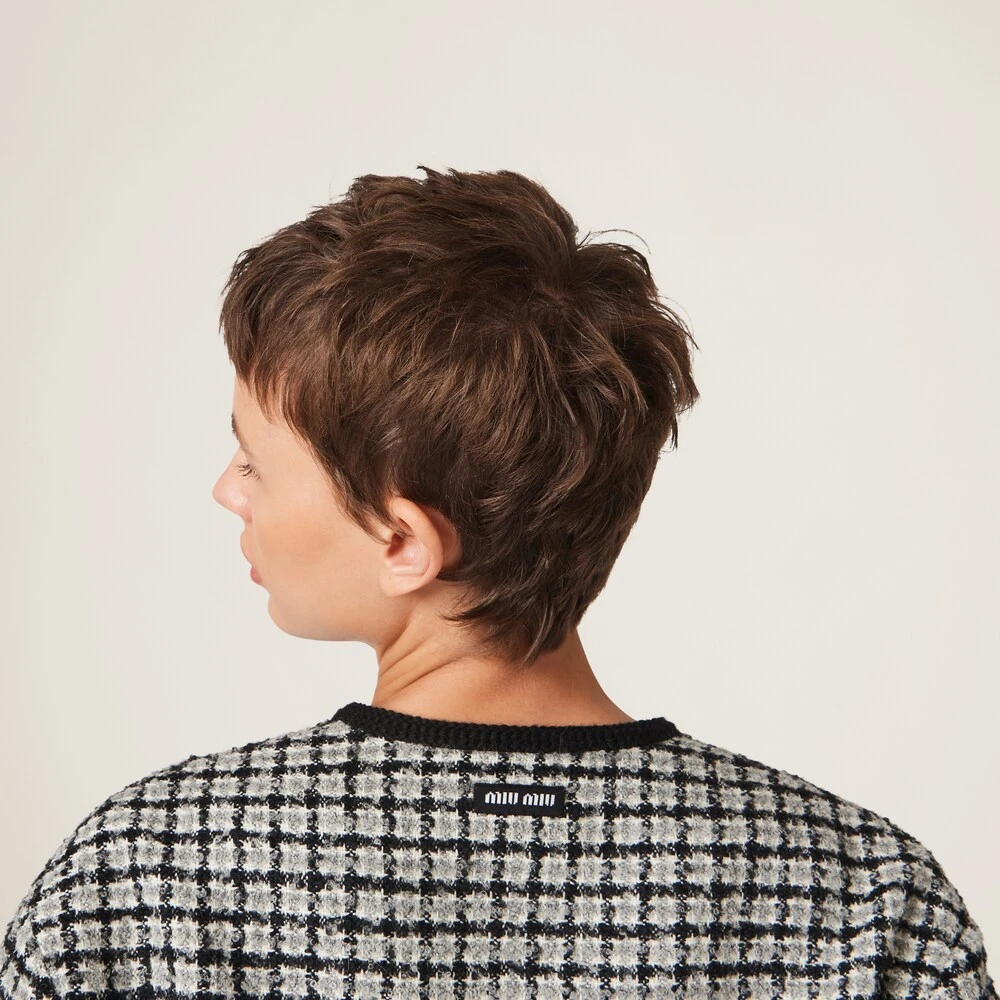 Miu Miu Single-breasted Boucle Jacket - Image 5