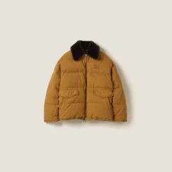 Miu Miu Gabardine Down Jacket