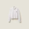 Miu Miu Cropped Poplin Shirt