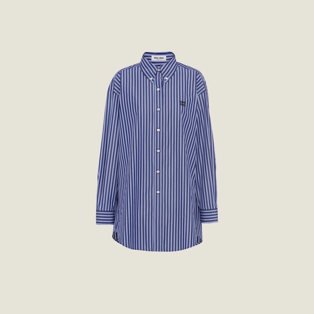 Miu Miu Oversized Poplin Shirt