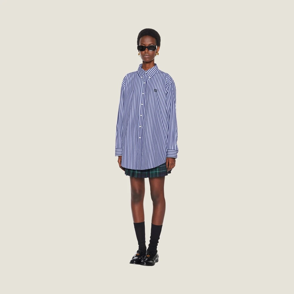 Miu Miu Oversized Poplin Shirt - Image 2