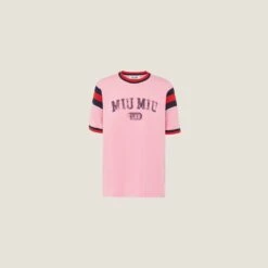 Miu Miu Printed Jersey T-shirt