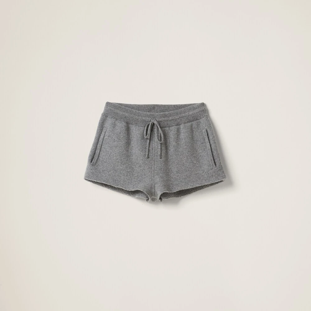 Miu Miu Wool And Cashmere Shorts
