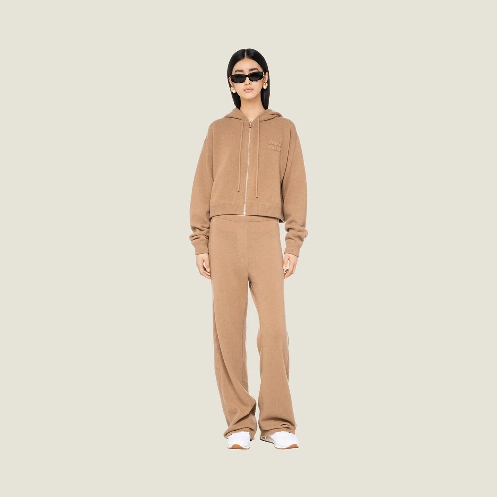 Miu Miu Wool And Cashmere Hoodie - Image 2