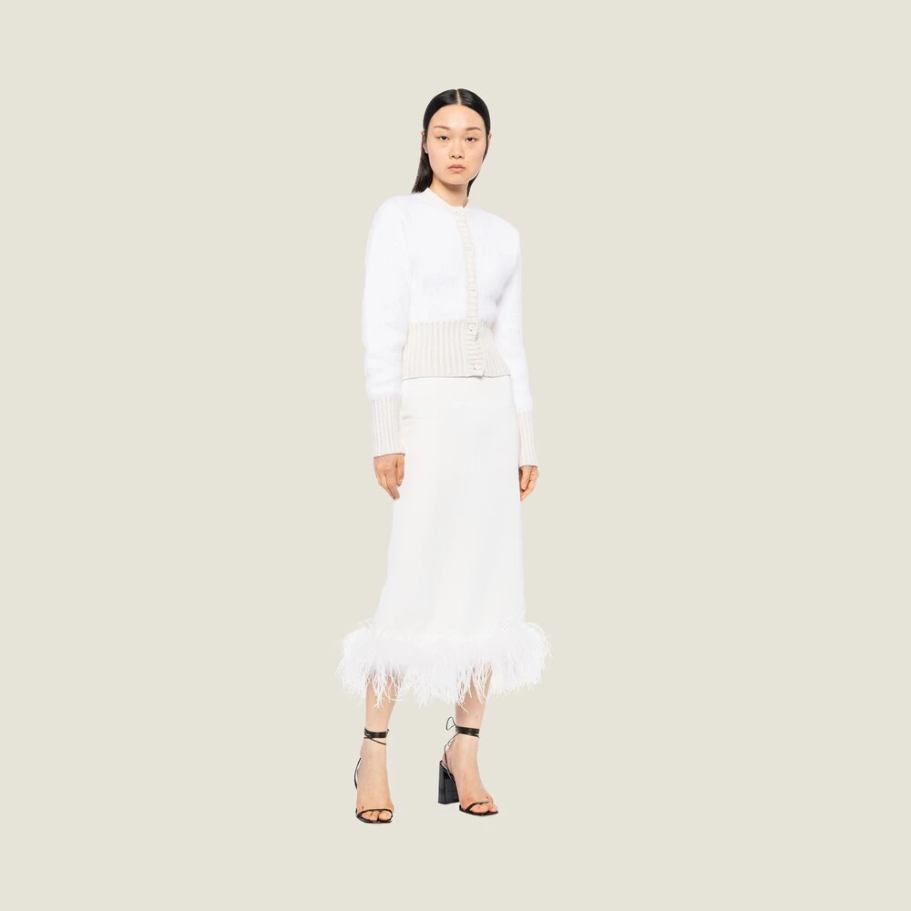 Miu Miu Angora And Silk Cardigan - Image 2