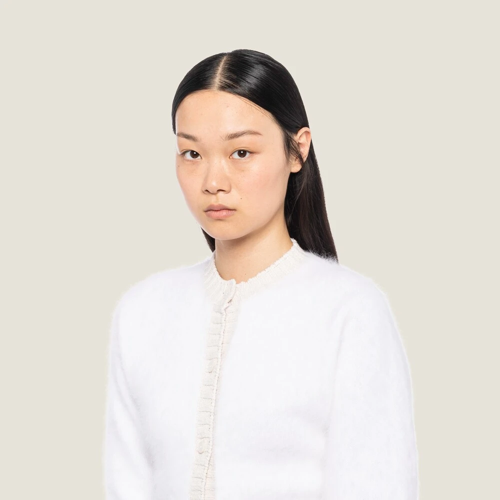 Miu Miu Angora And Silk Cardigan - Image 4