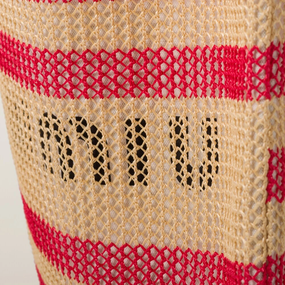 Miu Miu Fabric And Linen Tote Bag - Image 7
