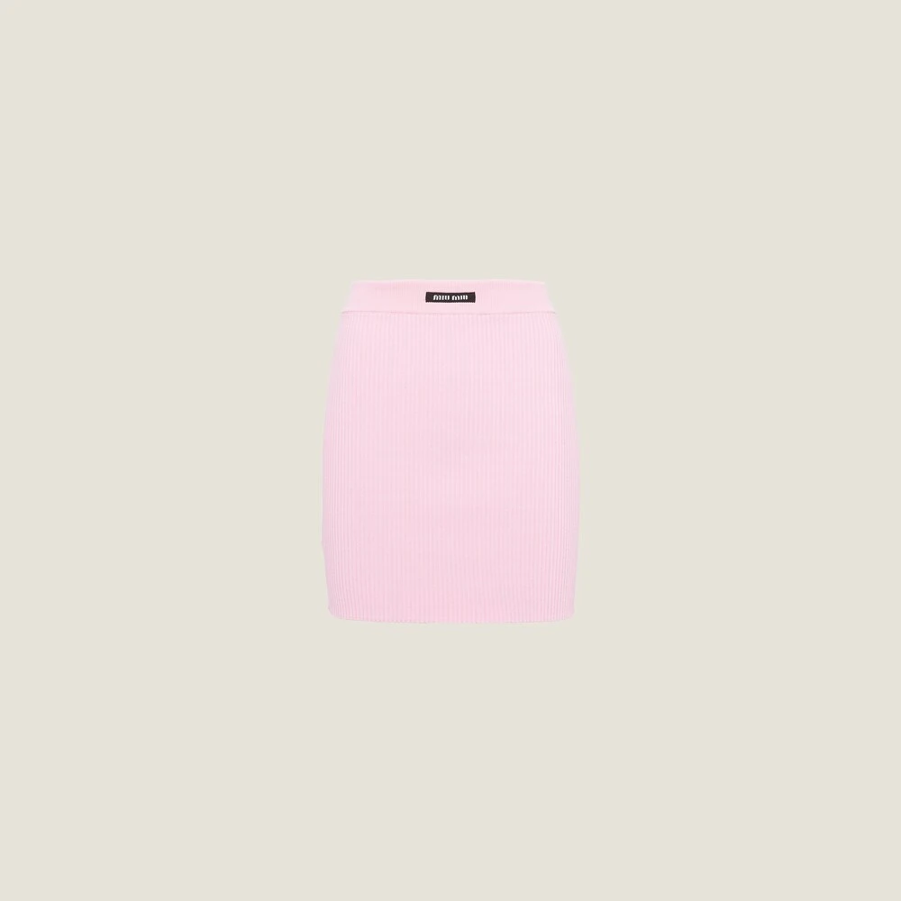 Miu Miu Viscose Miniskirt
