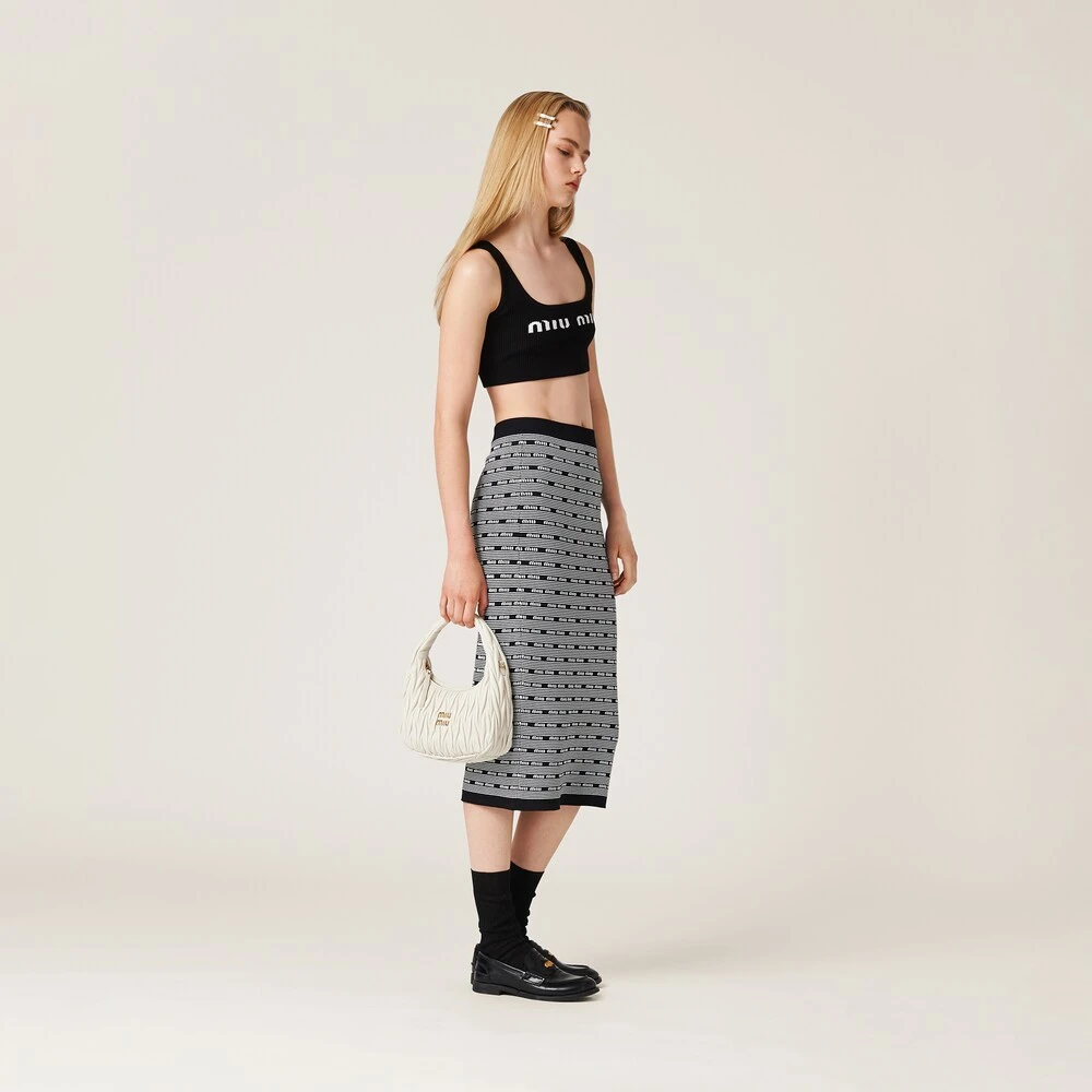 Miu Miu Viscose Skirt - Image 2