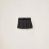 Miu Miu Glen Plaid Mini Skirt
