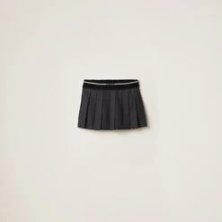 Miu Miu Glen Plaid Mini Skirt