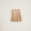Miu Miu Jacquard Poplin Skirt