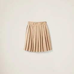 Miu Miu Jacquard Poplin Skirt