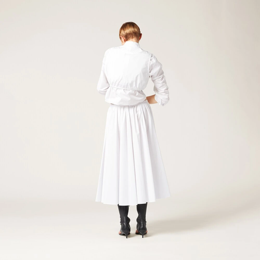 Miu Miu Long Poplin Skirt - Image 3