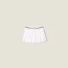 Miu Miu Poplin Miniskirt