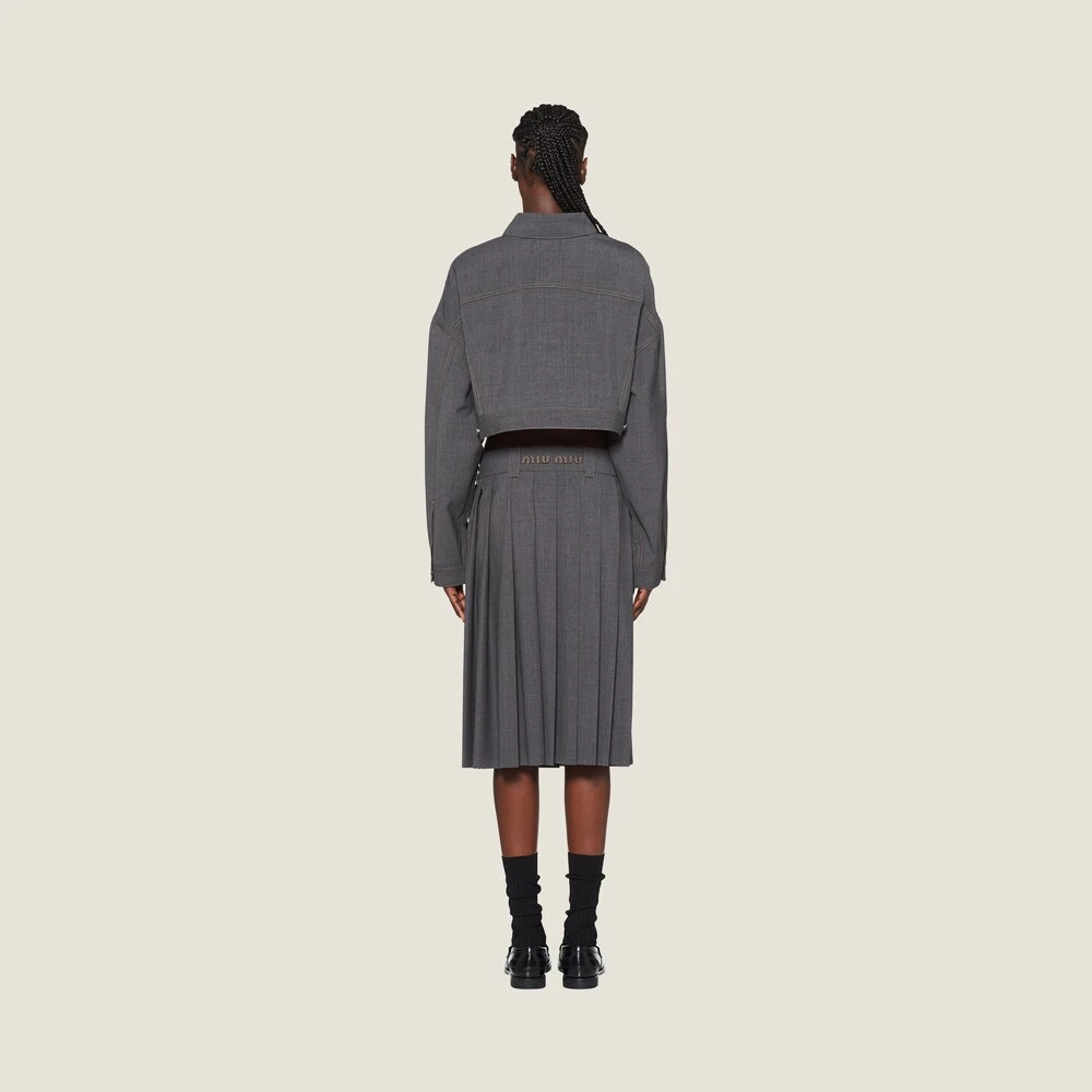 Miu Miu Light Wool Skirt - Image 3