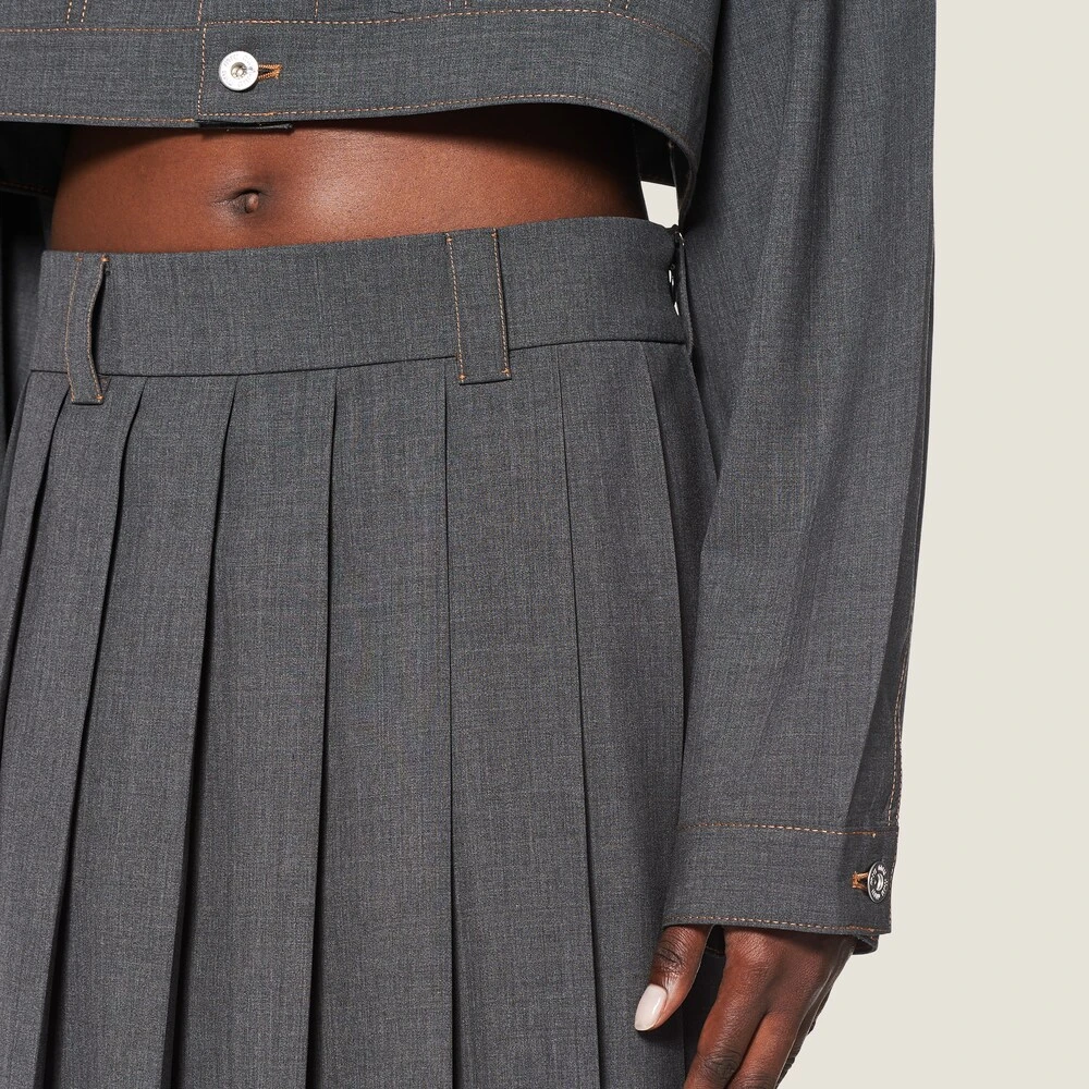 Miu Miu Light Wool Skirt - Image 4