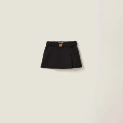 Miu Miu Grain De Poudre Miniskirt