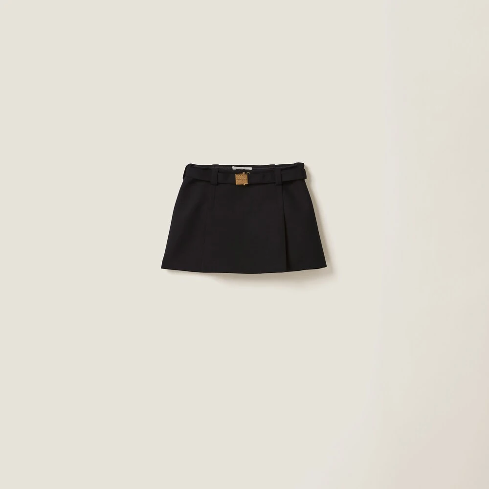 Miu Miu Grain De Poudre Miniskirt