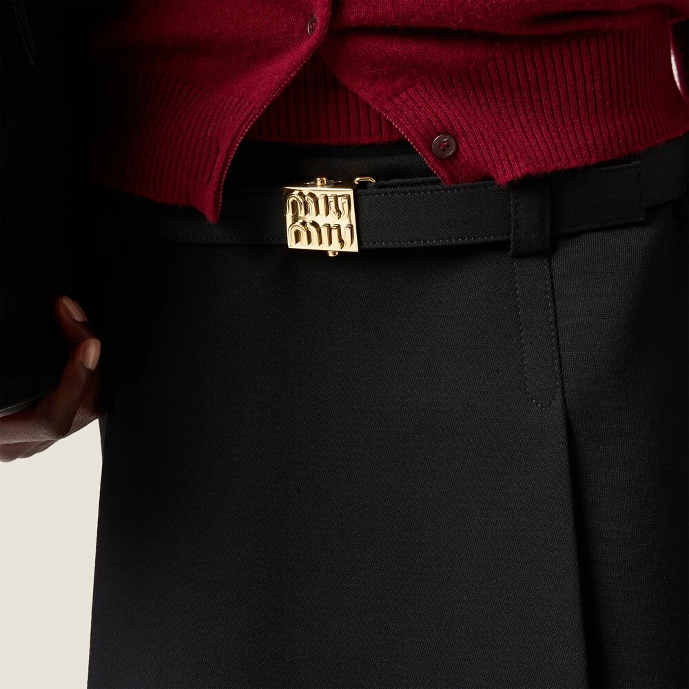 Miu Miu Grain De Poudre Miniskirt - Image 4