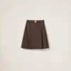 Miu Miu Panama Cotton Skirt