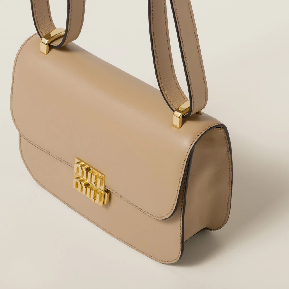 Miu Miu Leather Shoulder Bag - Image 7