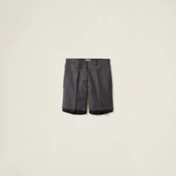 Miu Miu Grisaille Bermuda Shorts